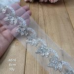 نوار ملیله دوزی کد A516 بسته 10 یاردی سایز 6سانت