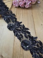 نوار ملیله دوزی کد A540 بسته 5 یاردی سایز 12سانت - تصویر 3