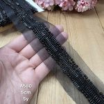 نوار ملیله دوزی کد A580 بسته 5 یاردی سایز 5 سانت