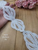 نوار ملیله دوزی کد A622 بسته 5 یاردی