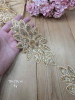نوار ملیله دوزی کد A622 بسته 5 یاردی