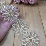 نوار ملیله دوزی کد A678 بسته 5 یاردی