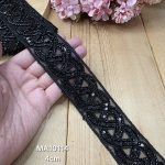 نوار ملیله دوزی کد MA10114 بسته 5 یاردی سایز 4 سانت