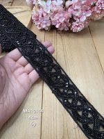 نوار ملیله دوزی کد MA10114 بسته 5 یاردی سایز 4 سانت