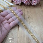 نوار ملیله دوزی کد XW01 بسته 10 یاردی سایز 4سانت