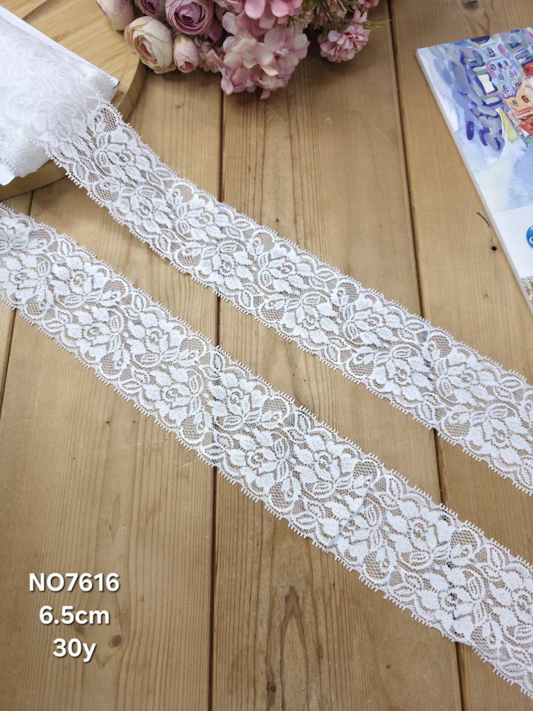 تور دانتل کش کد NO7616 بسته 30 یاردی سایز 6.5 سانت